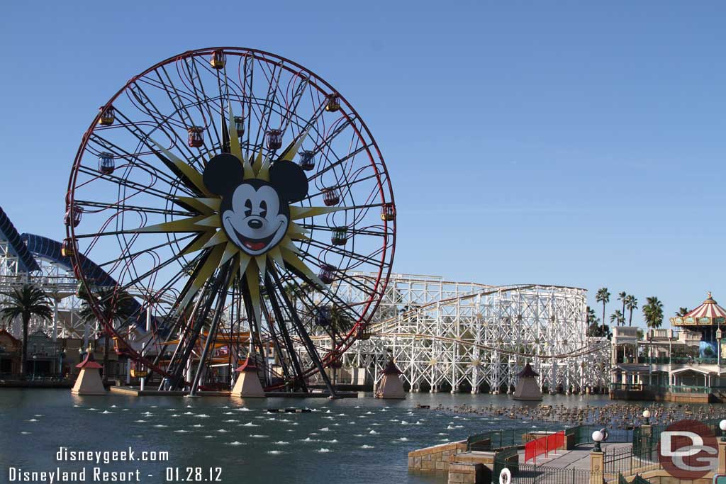 They were submerging the WoC platforms, guess they were up for the event this morning.