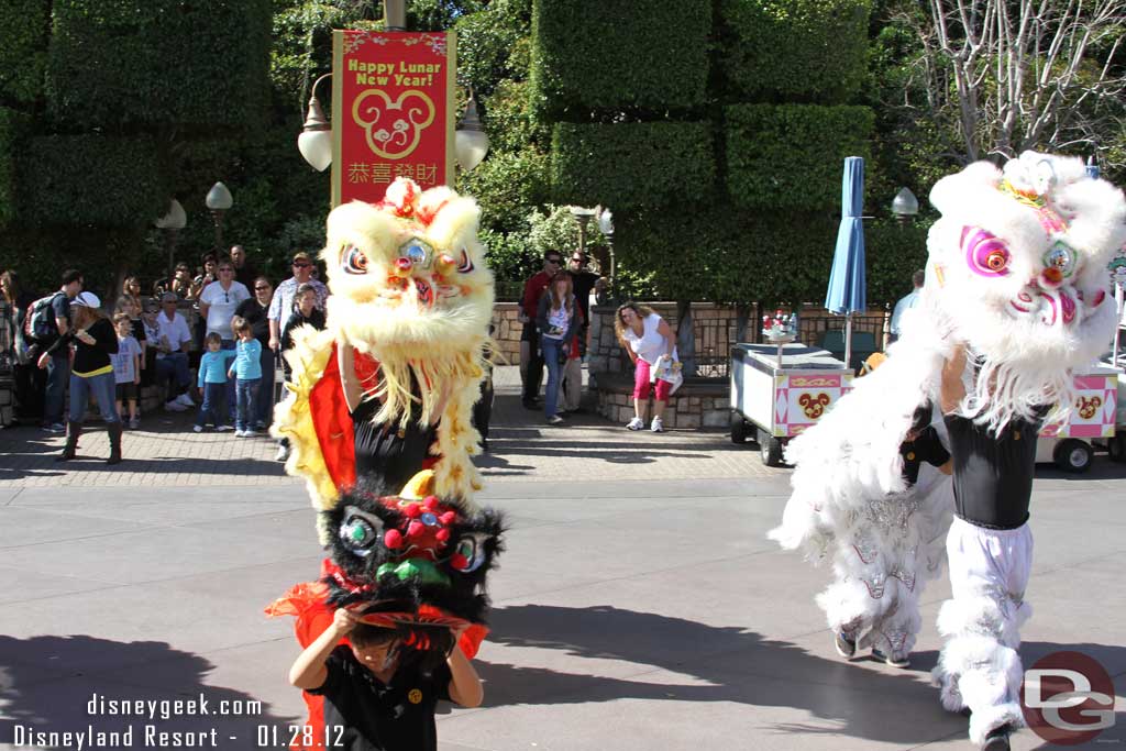 One of the many group performing as part of the festivities.