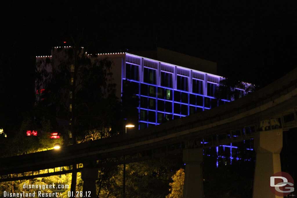 Random Disneyland Hotel shot as I walked back to the structure to find my car.