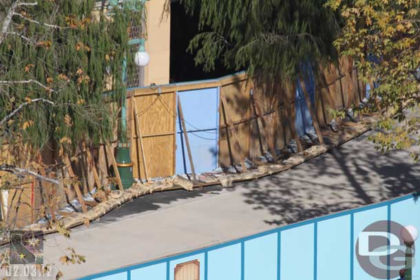 The pavement work in front of the Little Mermaid sure looks done.  Surprised the walls are still up.