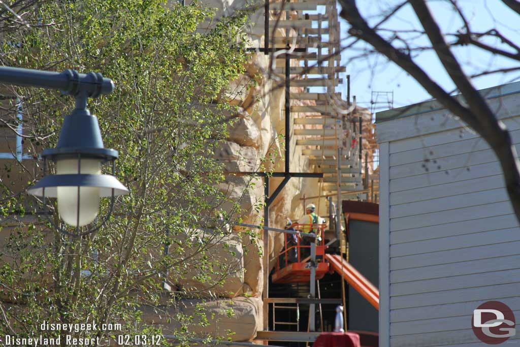 Moving along to the Wharf here is another view of that crew removing the toothpicks.