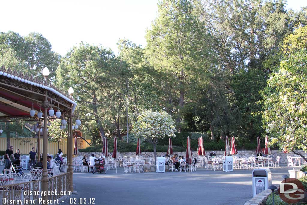 No signs of work at Plaza Gardens yet... really seems like something should be going on.