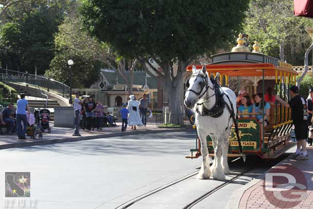 Always fun to step onto Main Street.  The kinetic energy when the transportation is running is great!