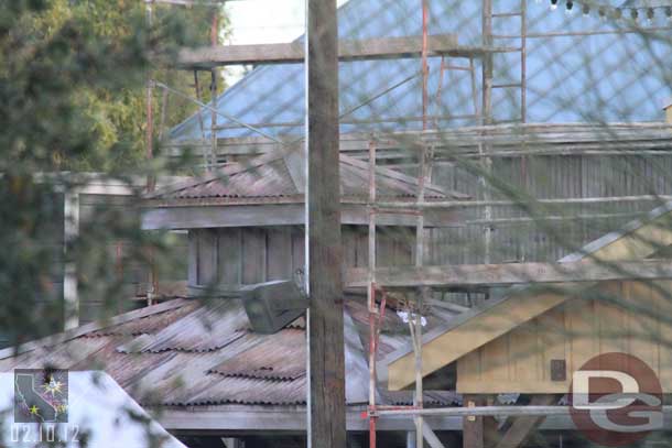 Noticed they have redone the roof on the old farm buildings so it works with Maters Junkyard.