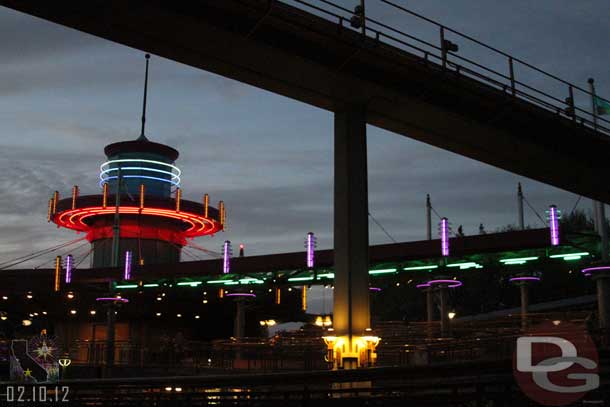 Just liked this shot of the Autopia.