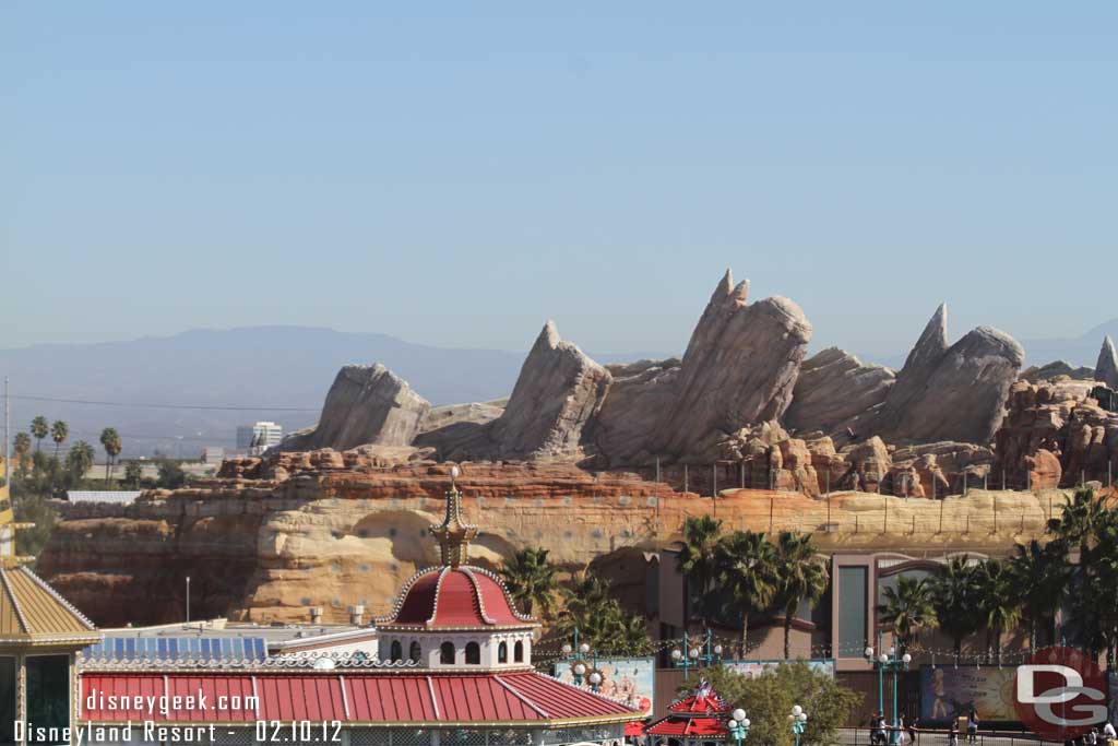 What a difference the rock face makes.  Wonder if they will repaint the parade building next.