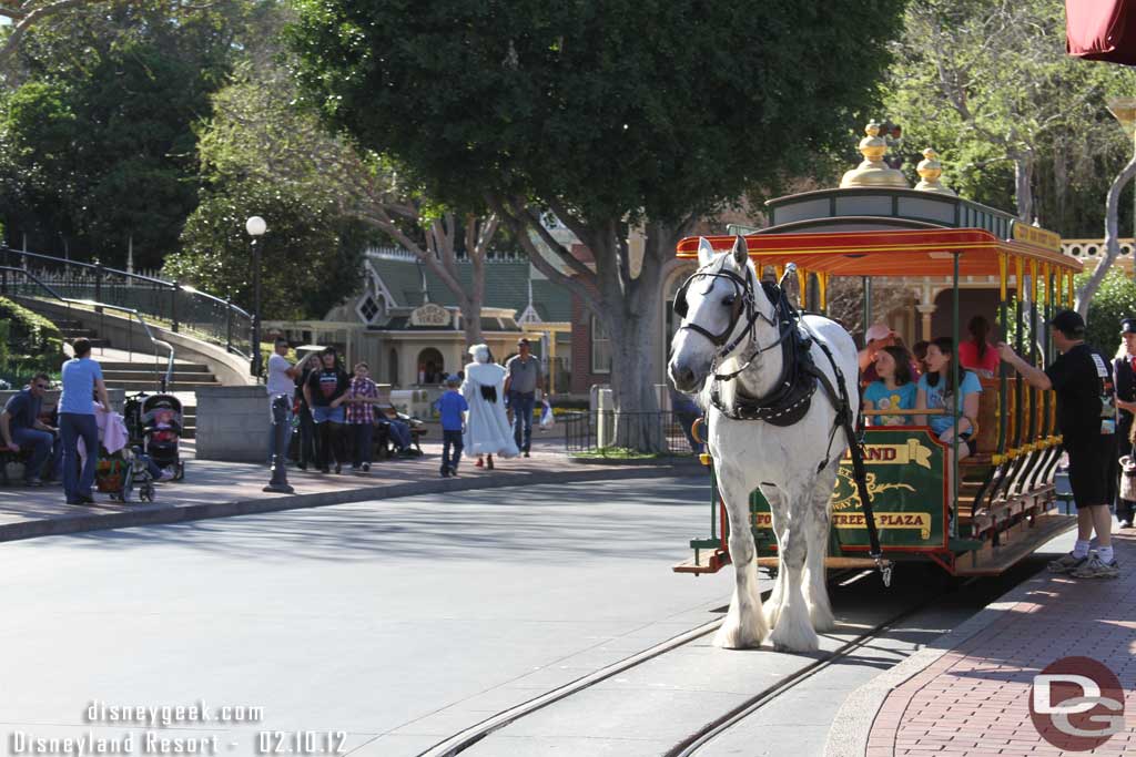 Always fun to step onto Main Street.  The kinetic energy when the transportation is running is great!