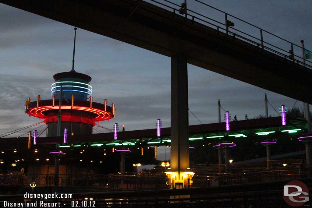 Just liked this shot of the Autopia.