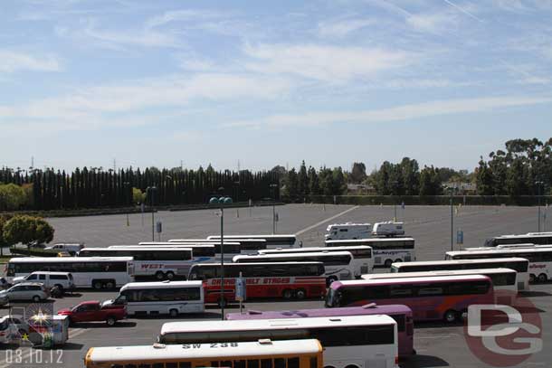 They were not parking guest cars outside yet, just the handicap/bus/oversize area.