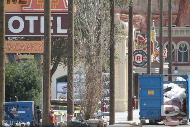 A look down the street.