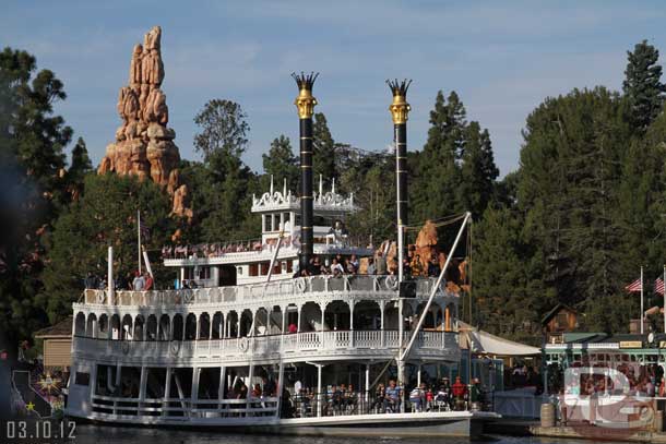 The Mark Twain has returned to service.