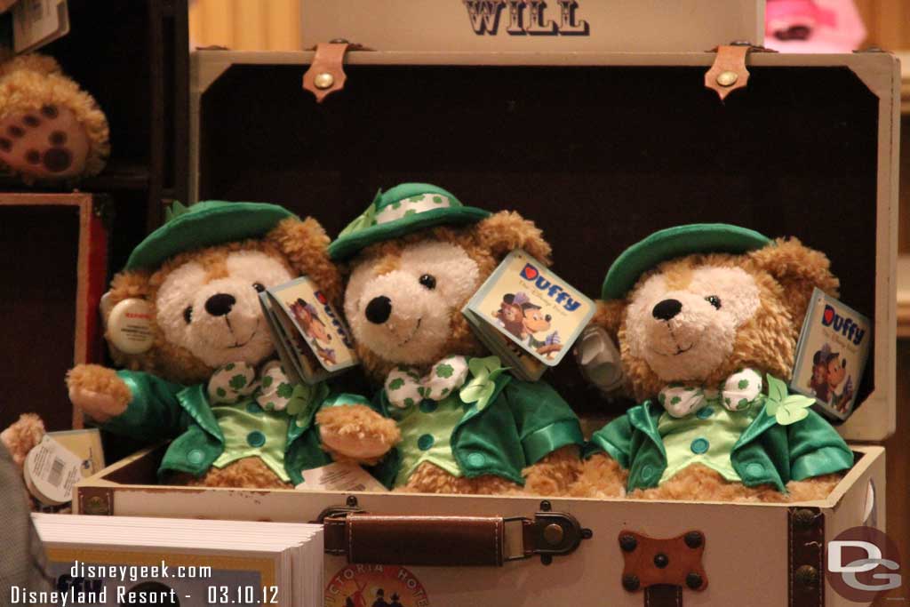 Duffy ready for St Patricks Day.