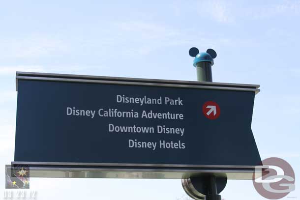 A closer look at the new signs in the area.