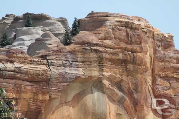 The rock work overlooking the Pier is complete and it looks great!