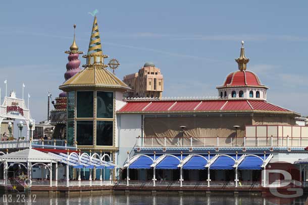 Another view of the closed Cove Bar.