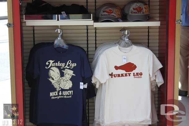 And if you want a shirt or hat to go with your meal there is a kiosk nearby.