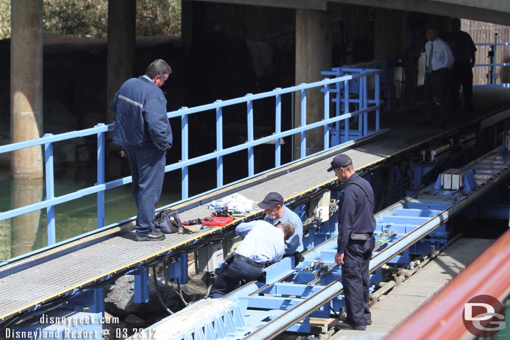 Screamin was down and there was a crew working on something near the launch area. (it reopened later in the day).