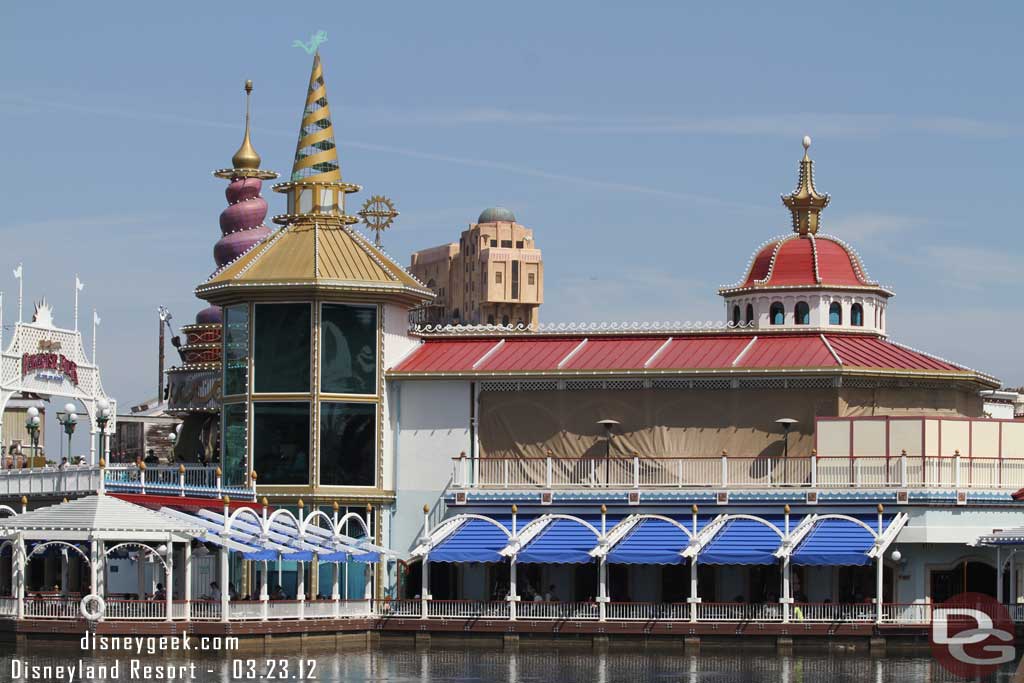 Another view of the closed Cove Bar.