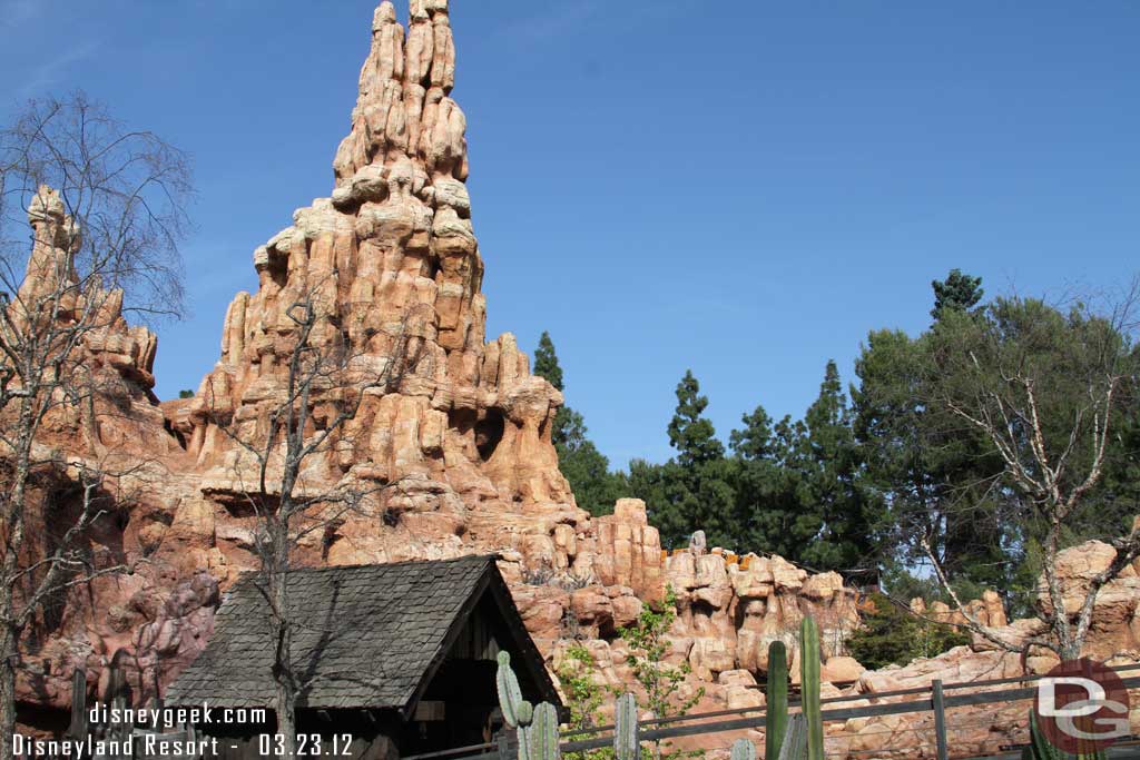 Big Thunder was down when I walked by.