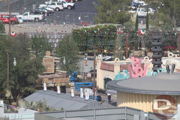 Some cast members out on the Flying Tires.