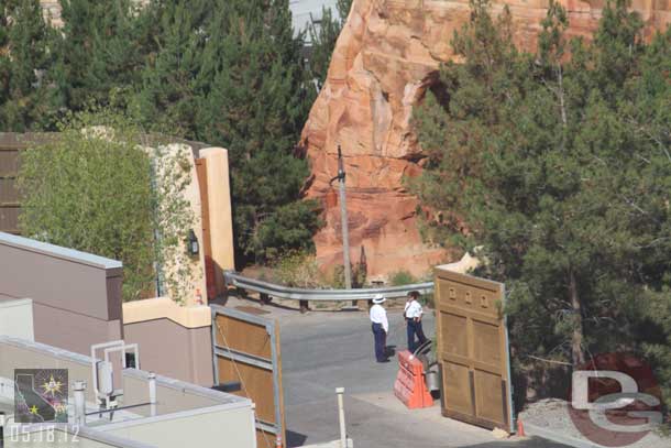 Noticed a lot more security cast members patrolling Cars Land this trip.  