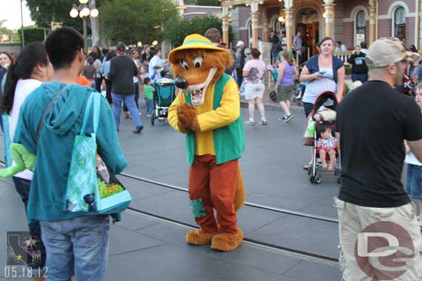 Brer Fox on Main Street.