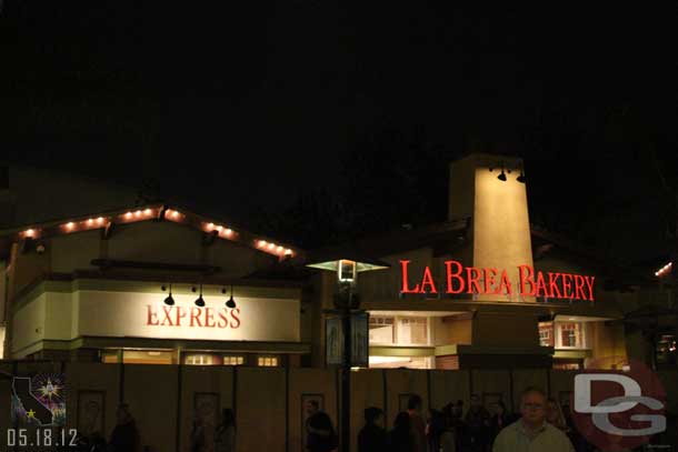 To close with two more pictures of the La Brea Bakery.