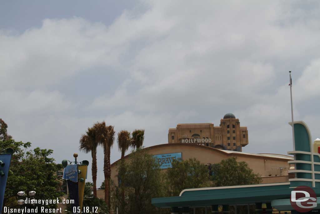 With all the new trees the movie billboards are hard to see.  They have been swapped out for Brave now.