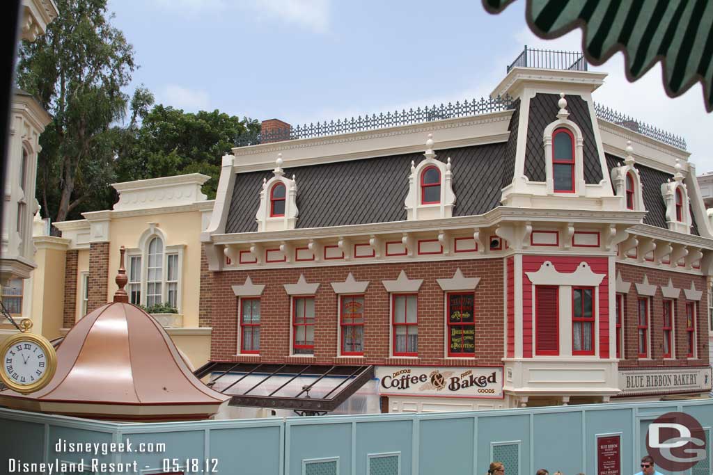 A check in on Carnation Cafe.. it opens June 13th and work was going on all day and into the evening.