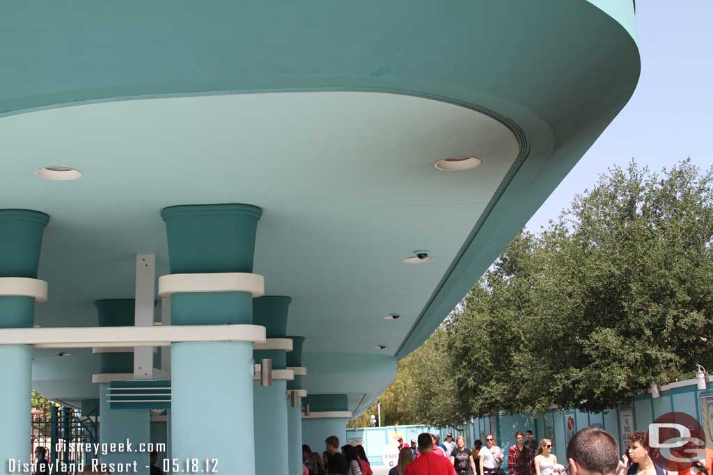 Noticed the awnings are gone from the entrance now.