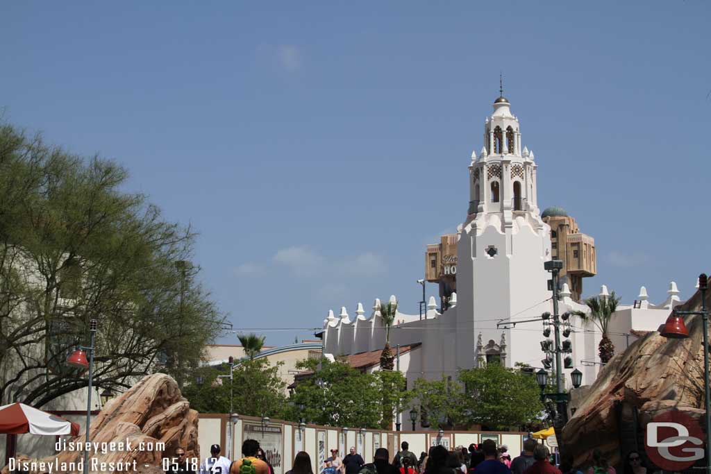 A look toward the Carthay.