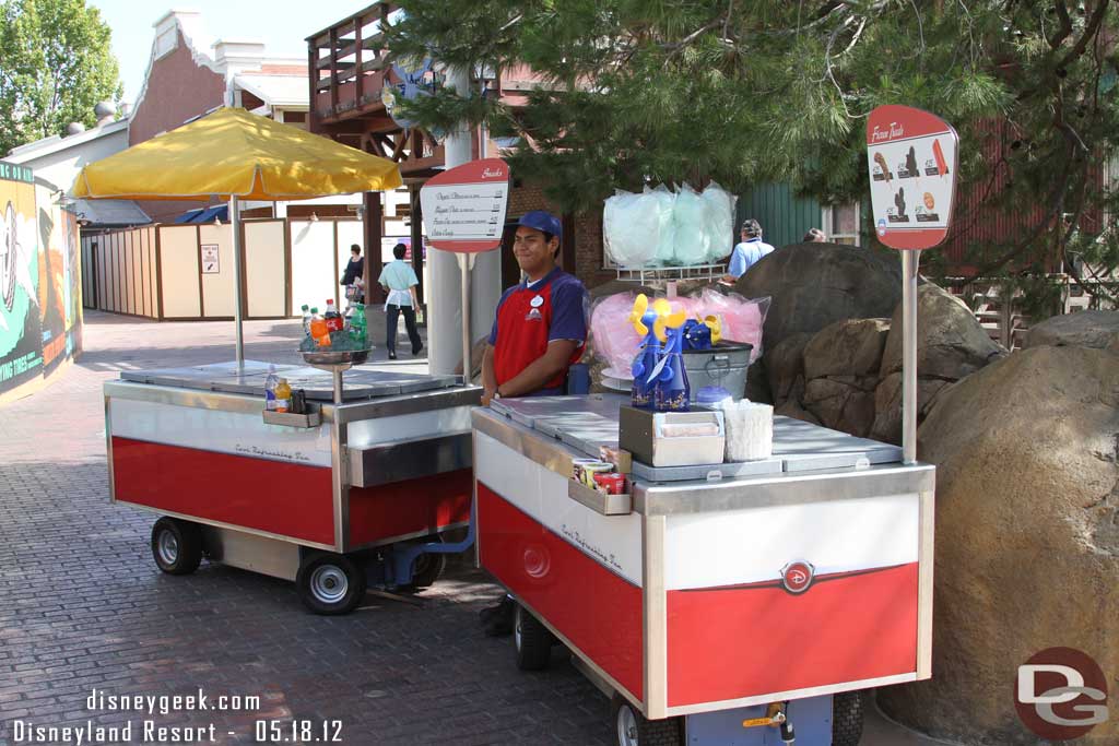 Spotted this new Cars inspired out door vending (ODV) cart.