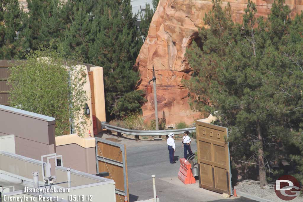 Noticed a lot more security cast members patrolling Cars Land this trip.  