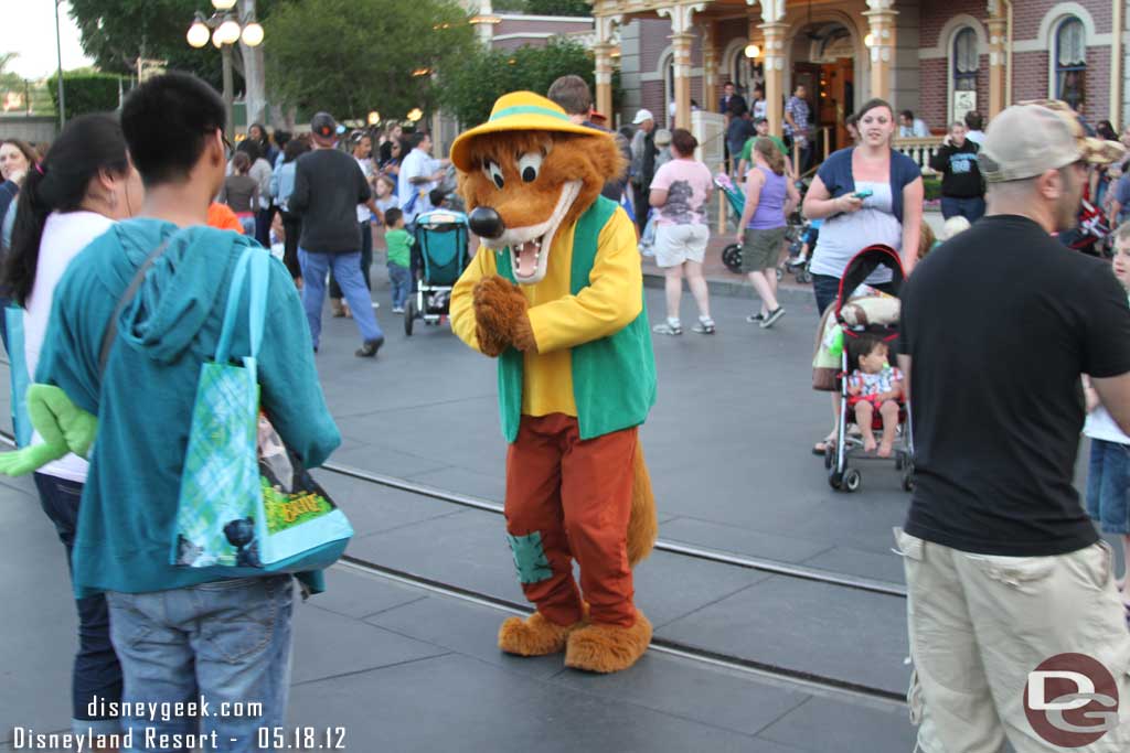 Brer Fox on Main Street.