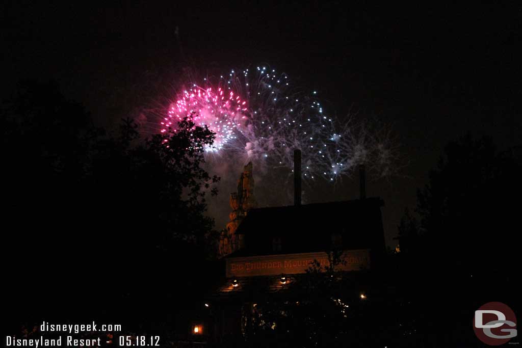 Afterwards we roamed around the Rivers of America and down the Big Thunder trail as Magical was going on.