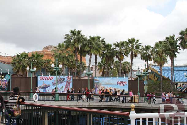 More new billboards along the Pier.