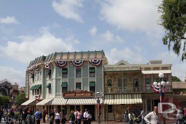 Main Street is all Red, White, and Blue for the Memorial Day weekend (and then summer).