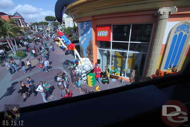 The Lego store celebrating its grand reopening this weekend.  (More later)