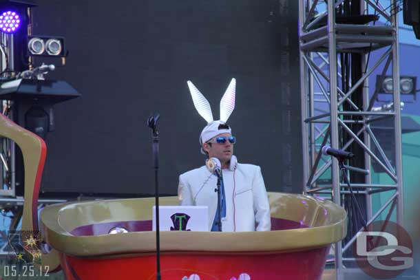 The White Rabbit DJ took over next.