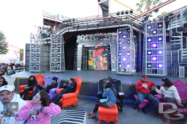 More chairs in front of the other stage.  I never saw any groups take this stage in my couple of passes through.