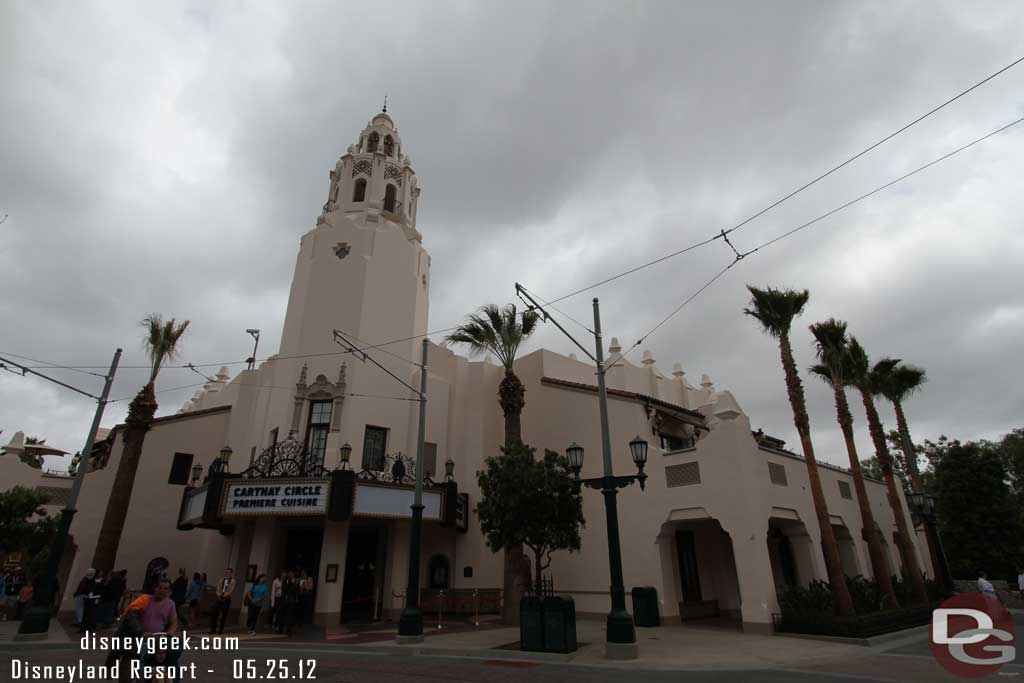 The Carthay is now unveiled. 