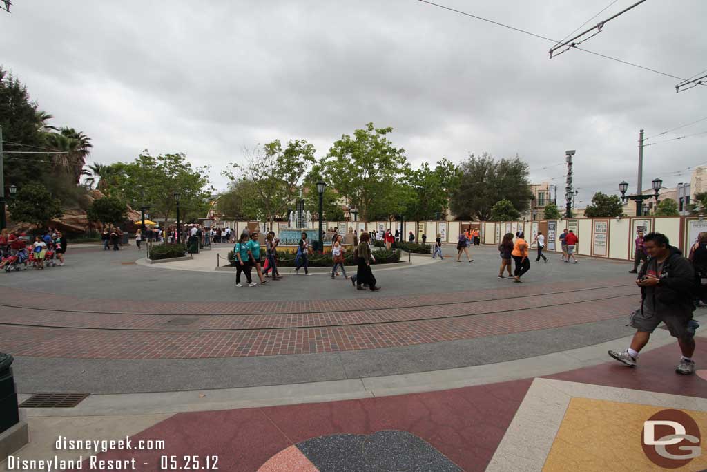 Looking out from the entrance area.