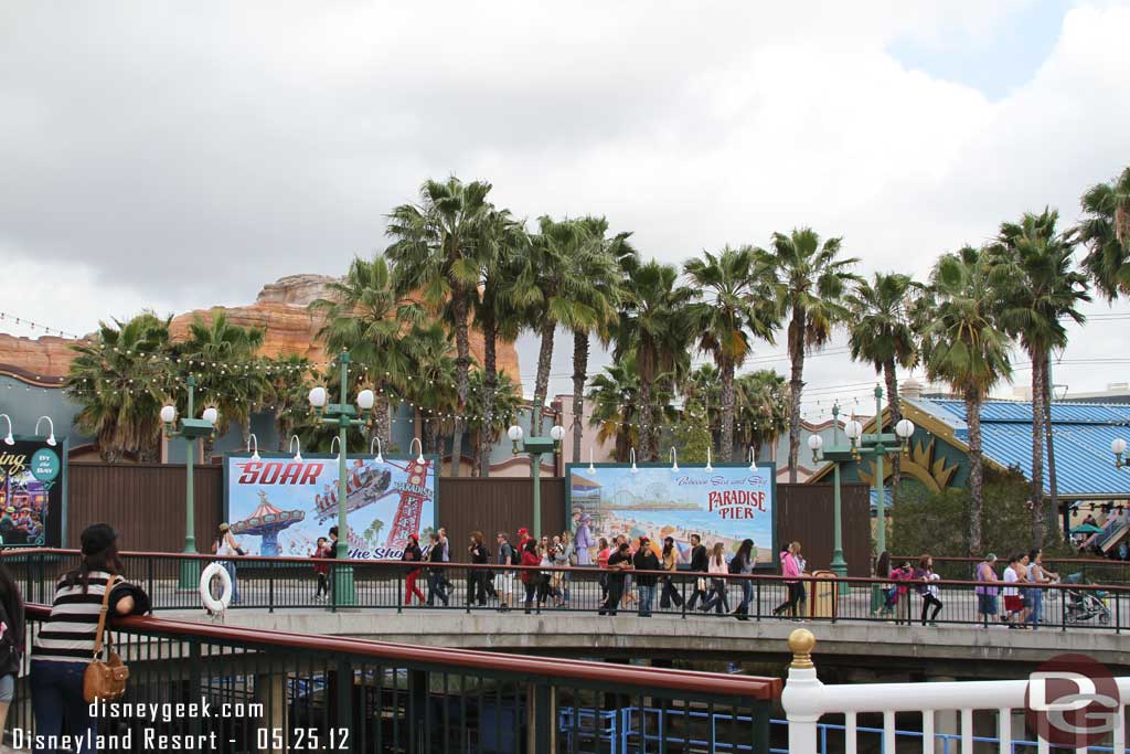 More new billboards along the Pier.