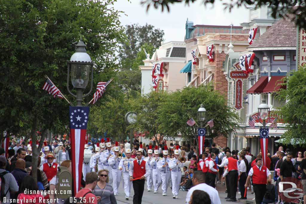 Since it is Memorial Day weekend thought it fitting to watch the Flag Retreat followed by a visit to Mr. Lincoln.