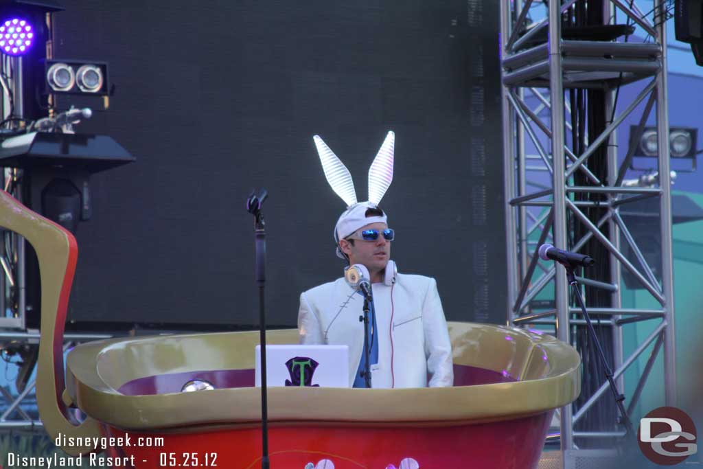 The White Rabbit DJ took over next.