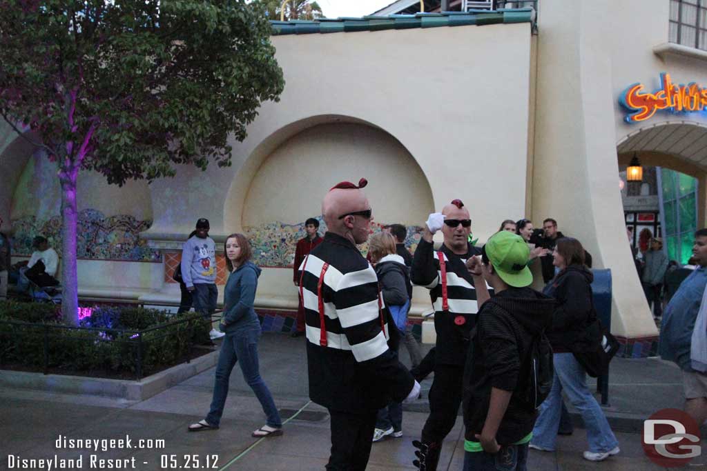 The Tweedles out interacting with the crowd.