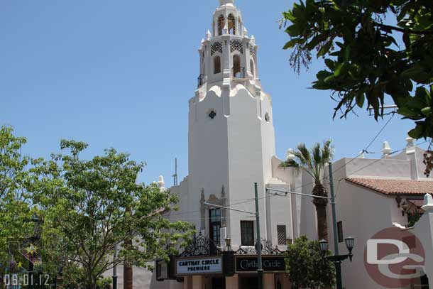 New signage up on the Carthay Theater.