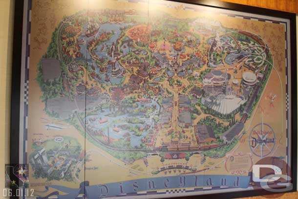 The large Disneyland map when you enter the Fantasy Tower now has some animations that cycle through.