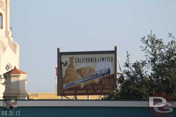 A closer look at one of the billboards.