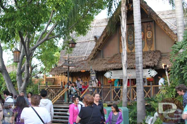 It seems that every time I walk through Adventureland lately I run into the Tiki Room existing...